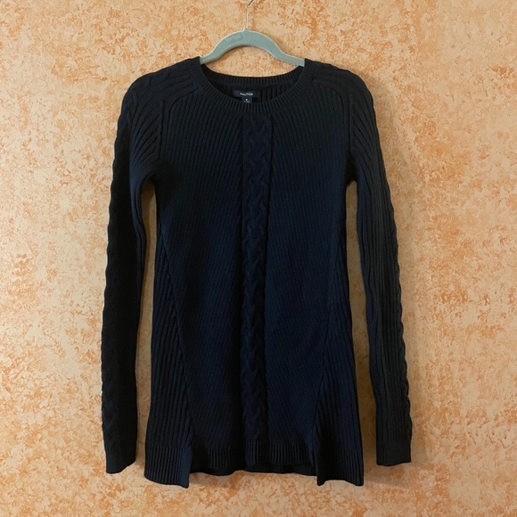 🌿SALE🌿NAUTICA Tunic Cable Sweater size Small - Picture 2 of 9